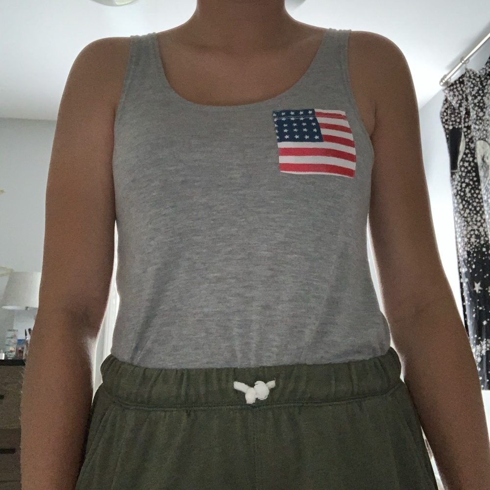 American Flag Pocket Tank